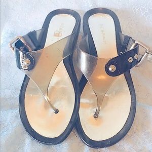 BCB Girl's Gray Jellied Flip Flops Misses' Size 11